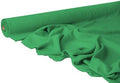 Emerald Green Linen Fabric by the Yard – Natural Medium-Weight