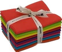 Supreme Solids - Fat Quarter Bundle (10 Pack) - Premium 100% Cotton