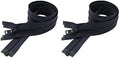 YKK Jacket Vislon Zippers Number #5 Molded Plastic Separating Bottom