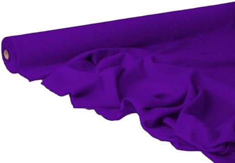 Purple Linen Fabric by the Yard – Natural Flax Linen for Sewing