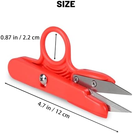 UCEC 12 Pack 4.7 Inch Thread Snips Crochet Sewing Scissors Yarn