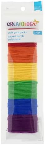 Creatology Primary Colors Yarn Pack - 6 Assorted Colors of Acrylic