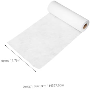 White Iron-on Fusible Interfacing Roll for Sewing and Quilting