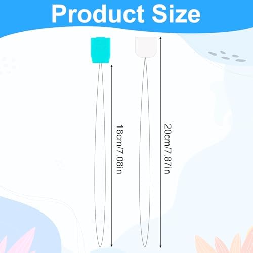 20 Pcs Punch Needle Threaders 7.87 Inch Long Threader for Embroidery
