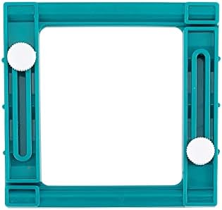 AHANDMAKER Adjustable Plastic Tassel Maker, Square Teal DIY Tool for
