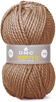 DMC Knitty 10 Yarn - 927 Brown, 89 yards