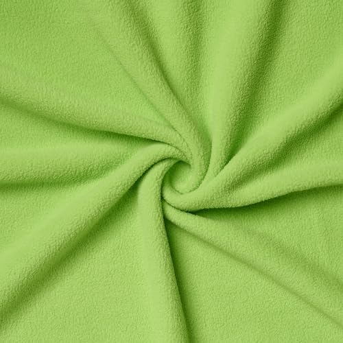 Yurdon Polar Fleece Fabric, 60 inches Wide (Lime, 1 Yard)