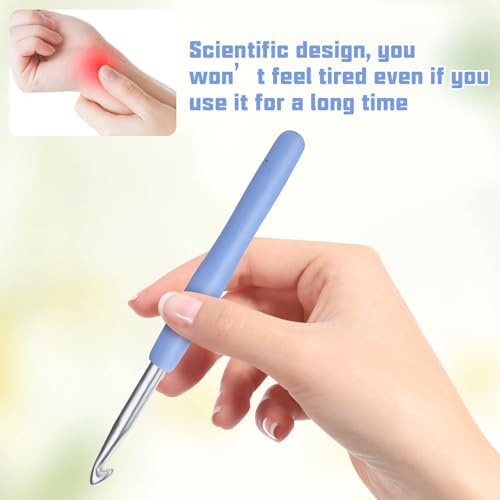 SHWAKK Crochet Hook, 7.0 mm Ergonomic Crochet Hook for Arthritic Hands