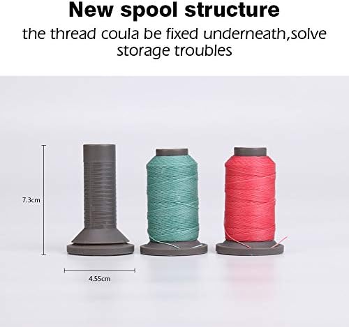 WUTA Round Waxed Thread Special Design for Leather Hand Sewing Leather