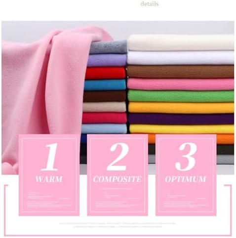 Polar Fleece Fabric for Sewing Anti Pill Thick Soft Washable Fabrics