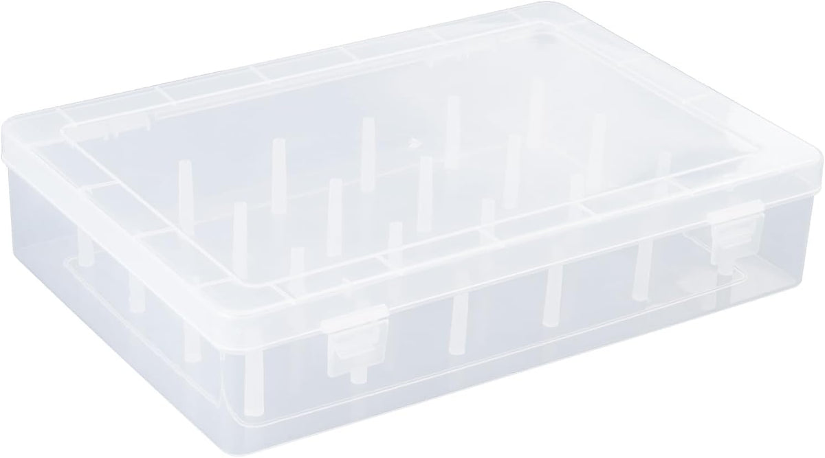 42 Spools Thread Spool Organizers Storage Box, Clear L