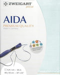 Wizardi Zweigart 16 Count Aida Cloth Cross Stitch Fabric - Ice Blue