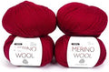 4-ply Australian Merino Ultra-fine 100% Wool Yarn, 4pcs=200g/7oz,Soft