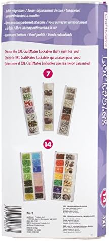 Craft Mates Craft & Sewing Supplies Organizer, 14 Locking