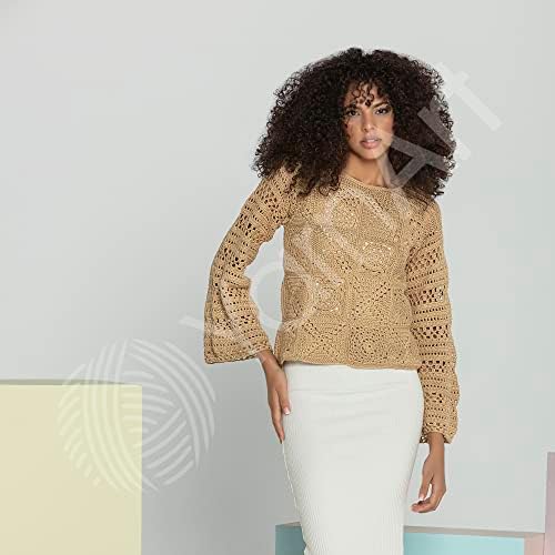 YarnArt Luxor Mercerized Cotton Yarn – 100% Giza Cotton, Smooth