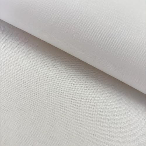 36 Count Evenweave Cotton Embroidery Fabric, White (58" W x 39")