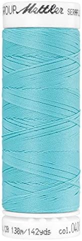 Mettler Seraflex Elastic Thread 50wt 142yd-Aqua -7840-408