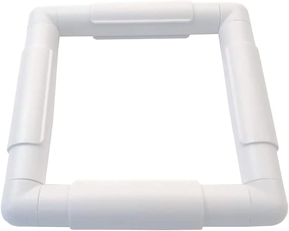 Small Square Embroidery Hoop, 6inch Plastic Cross Stitch Frame Clip