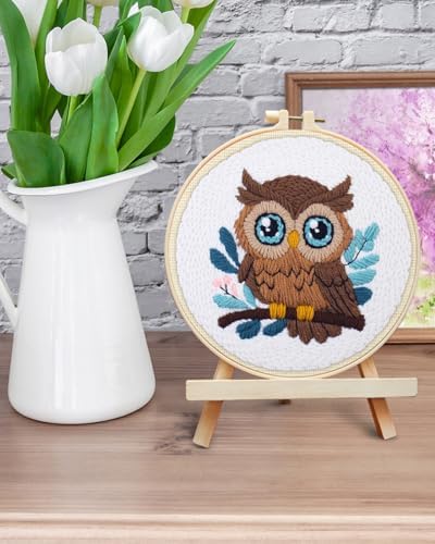 ERKOON Punch Needle Kit, Owl