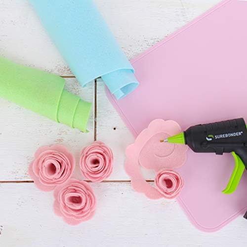 Threadart Green Premium Felt by the Yard - 36" Wide, 1.2mm Thick