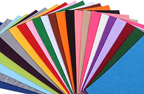 YYCRAFT Stiff Felt Sheets Thick Felt 9 Inch X 12 Inch - 23 Pcs Pack