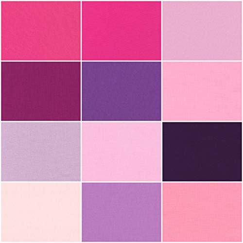 Kona Cotton Solids Wildberry Roll Up 40 2.5-inch Strips Jelly Roll