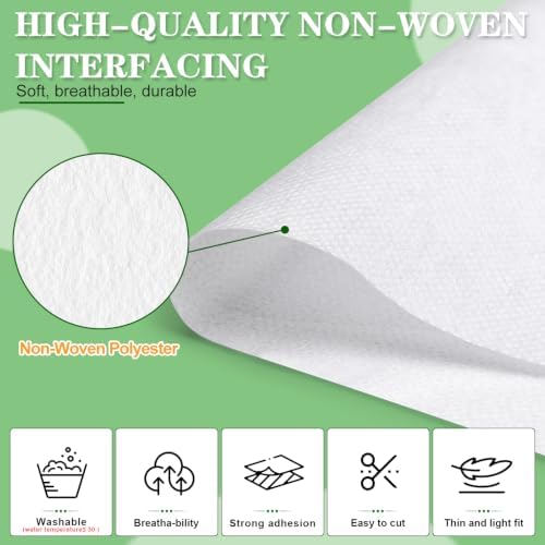 Lightweight Fusible Interfacing for Sewing Iron On Fusible Interfacing