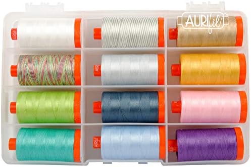 Kathy Engle The Foundations 2 Aurifil Thread Kit 12 Large Spools 50