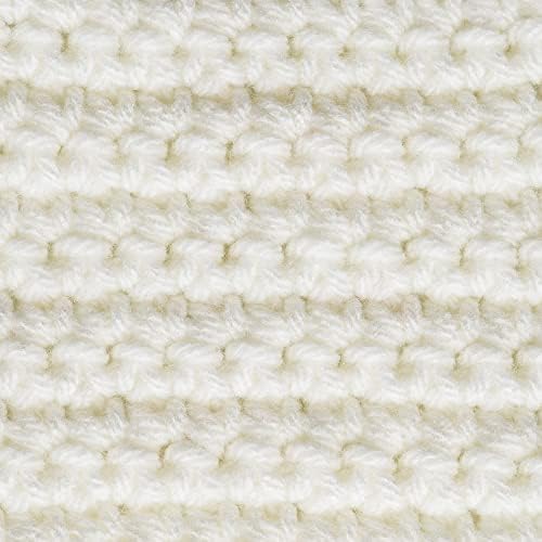 Bernat Super Value Yarn for Crocheting Soft, Winter White, 3-Pack