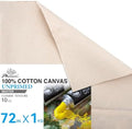 PHOENIX Unprimed Canvas Fabric by The Yard 72 Inch x 1 Yard (3ft)