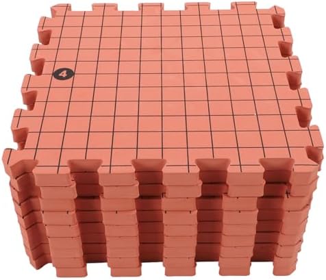 Interlocking Knit Blocking Mats with Inch Grid 50 Stainless Steel T