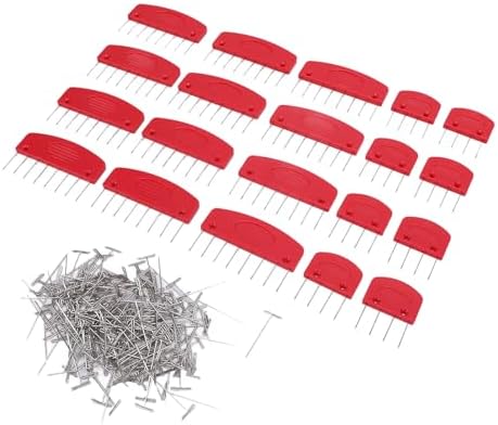 GOWENIC Knit Blocking Combs Pins Kit, 20pcs Crochet Blocking Combs Set