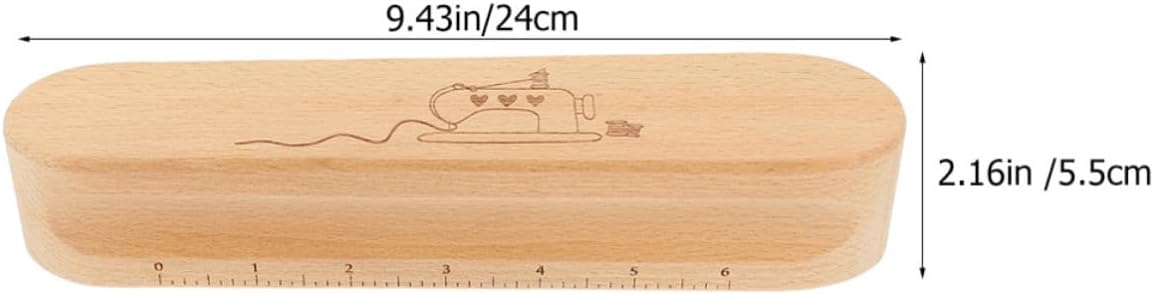Handheld Wooden Quilter Block for Pressing Fabric Seams