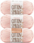 Premier Yarns Cotton Sprout Worsted Medium 3-Pack with Gauge Tool