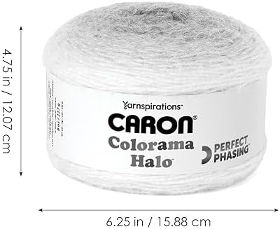 Caron Colorama Halo Cake Ombre Yarn for Crocheting, Rose Garden