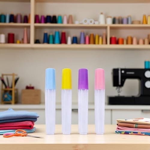 4 Pcs Clear Plastic Embroidery Felting Sewing Container Pin Needle