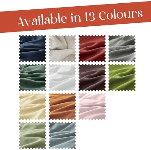Simple&opulence 100% Linen Fabric by the Yard - 78" Wide Natural