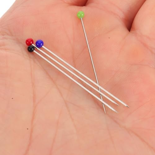 600pcs Dressmaker Glass Head Sewing Pins 1.5in