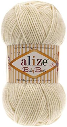 Alize Baby Best Soft Baby Yarn, Worsted Yarn 90% Anti-Pilling Acrylic