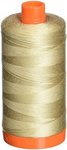 Aurifil A1050-2326 Mako Cotton Thread Solid, 1422 yd, Sand