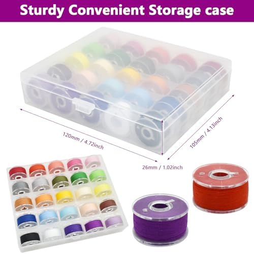 BDS-Home 50pcs 25 Colors Sewing Thread Set