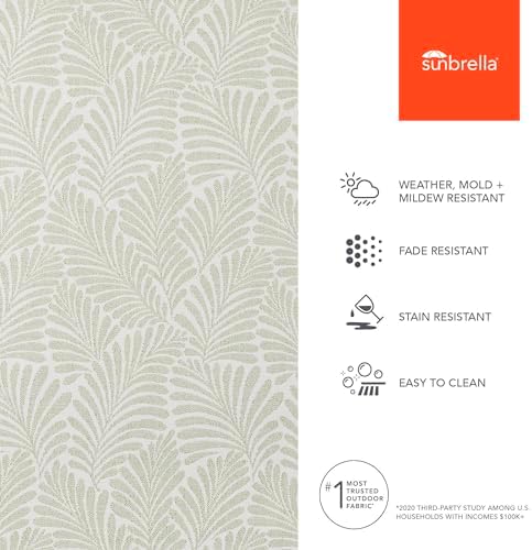 Sunbrella Frond Spring Upholstery Fabric by the Yard