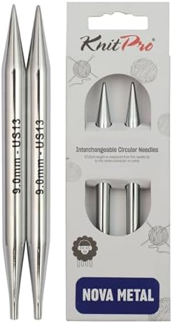 KnitPro Nova Interchangeable Circular Needles 5" (13cm) | US Size 13