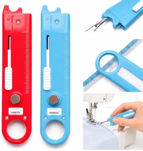 4-in-1 Sewing Threader Tool with Seam Ripper and Magnifying Glass