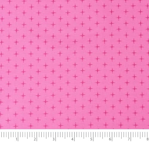 Singer Fabric, 100% Cotton, Embroidery Fabric, Cut by The Yard, Pink