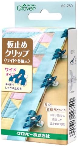 Clover 22-750 Temporary Clip (Wide, 6 Pieces)