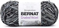 Bernat Crushed Velvet Yarn, Deep Gray