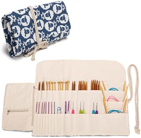 Teamoy Knitting Needle Crochet Hook Case Organizer Holder(up to 11")