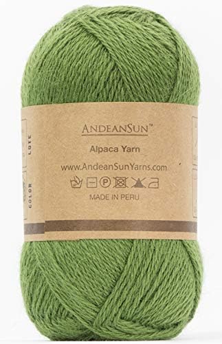 Alpaca Yarn Blend Umayo, 3 Skeins, Matcha Green