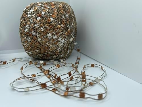 Berlini Ladder Ribbon Glitter Yarn - 50 Grams (1.75 Ounces), 142 Yards